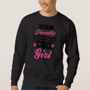Friendly Girl Cbd Oil Lång Ärmad Tröja