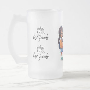 Friendly glass mugg