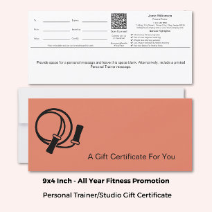 Friendly Healthy Habits All Year Gift Certificate