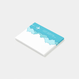 Friendly Himmel   Himmel Notes Pilot och Aeronauti Post-it Block
