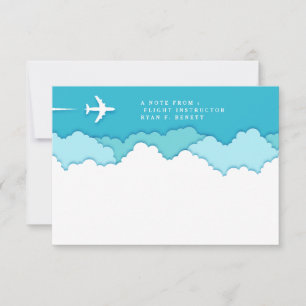 Friendly Himmel   Pilot och luftfart Anteckningskort