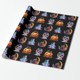 Friendly Icons Grid Halloween Black Roligt Helgdag Presentpapper