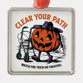 Friendly Jack-o'-Lantern Safety Julgransprydnad Metall