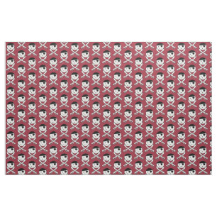 Friendly Jolly Roger Fabric Tyg