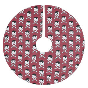 Friendly Jolly Roger Julgransmatta Borstad Polyester