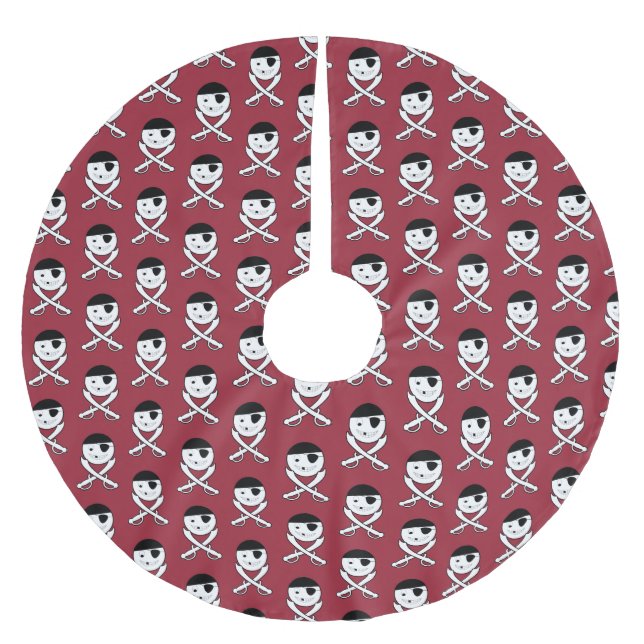 Friendly Jolly Roger Julgransmatta Borstad Polyester (Framsidan)