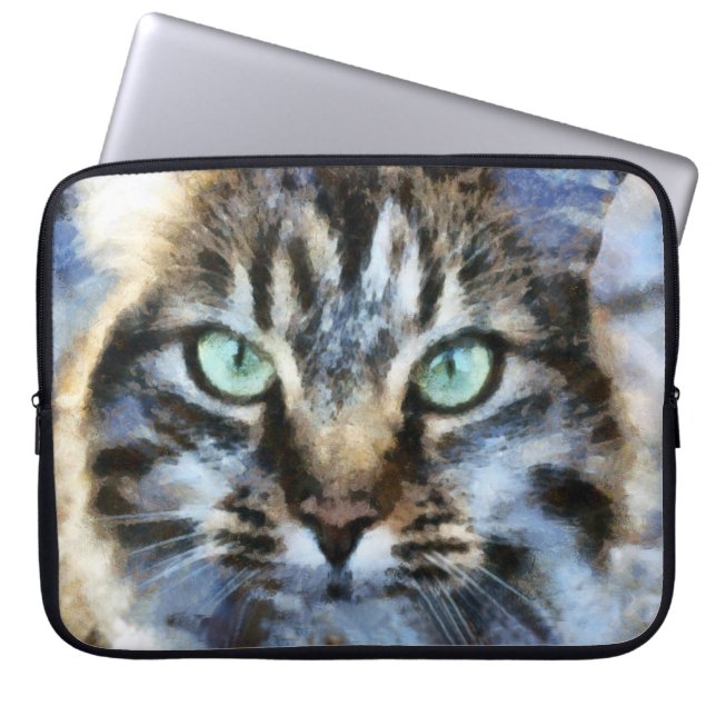 Friendly Kattunge Laptop sleeve (Framsidan)