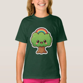 Friendly Kawaii Träd T Shirt