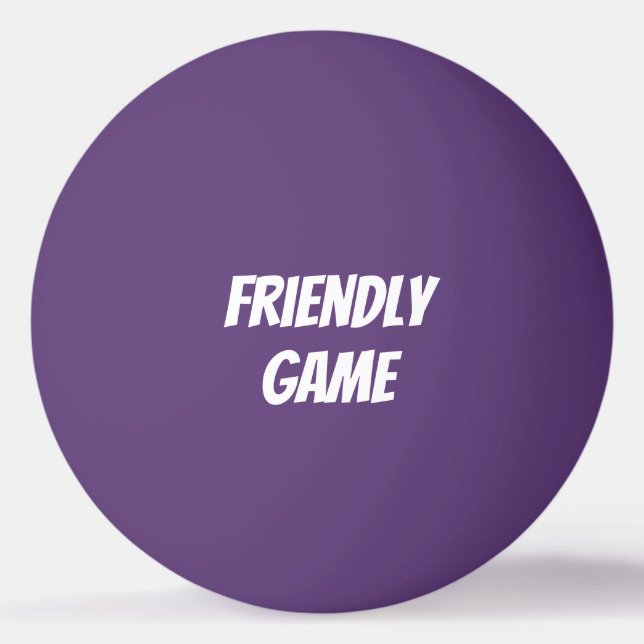 Friendly match Ping Pong Boll (Framsidan)