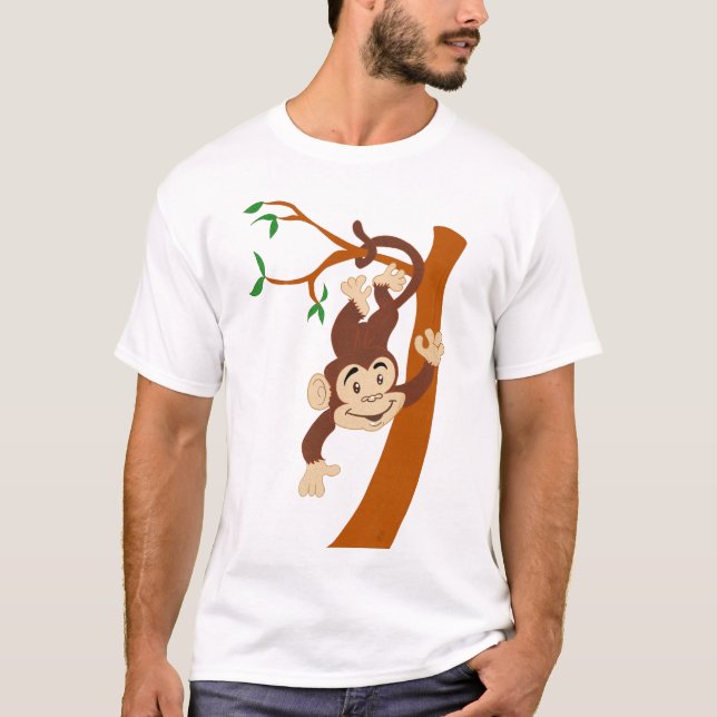 Friendly Monkey T Shirt (Framsida)