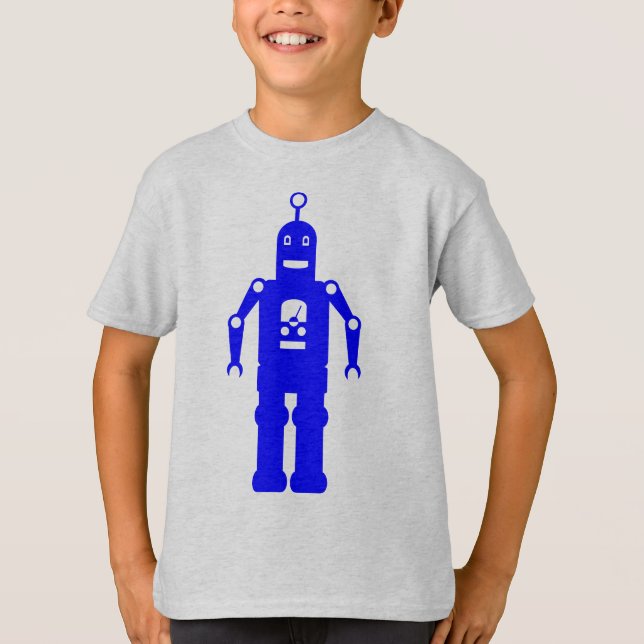 Friendly Robot - Blue Tröja (Framsida)