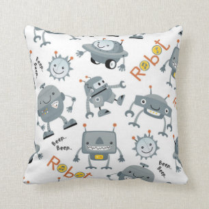 Friendly Robot Kudde