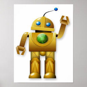 Friendly Robot Poster