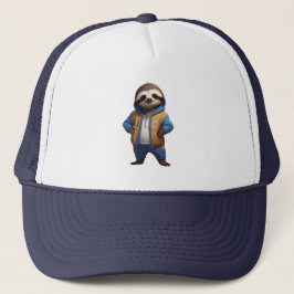 Friendly Sloth Illustration Keps