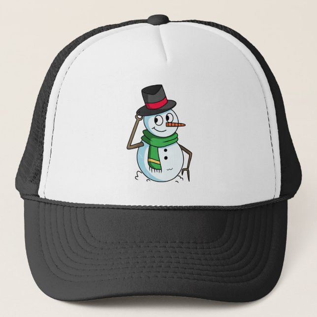 Friendly Snögubbe Keps (Framsida)