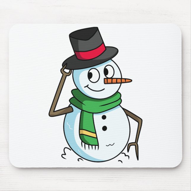 Friendly Snögubbe Musmatta (Framsidan)