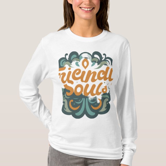 Friendly Souls T Shirt (Framsida)