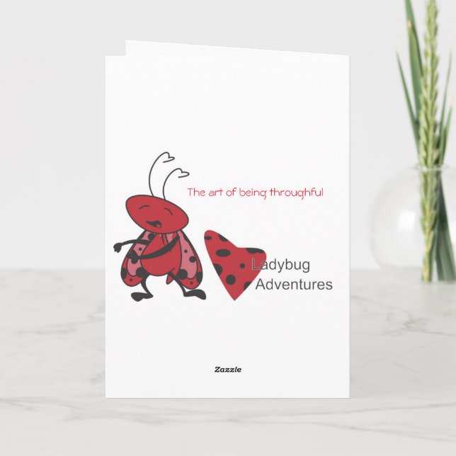 Friendly Squirrel Greeting Card Tack Kort (Baksida)