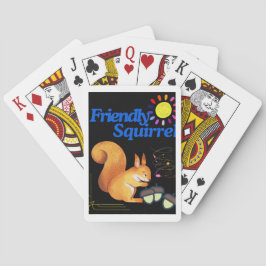 Friendly Squirrel samlar nöt Casinokort