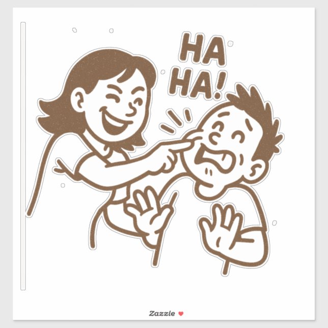 Friendly Tease Klistermärken (Ark)