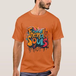 Friendly Vibes Design T Shirt