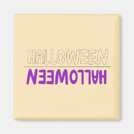 Friendly Violet Halloween Art med Spooky Touch Magnet
