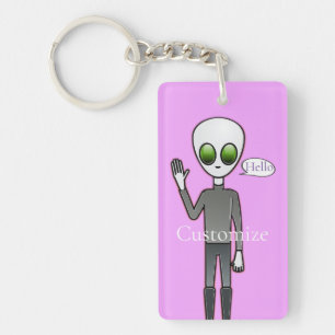 Friendly Waking Alien Thunder_Cove Nyckelring