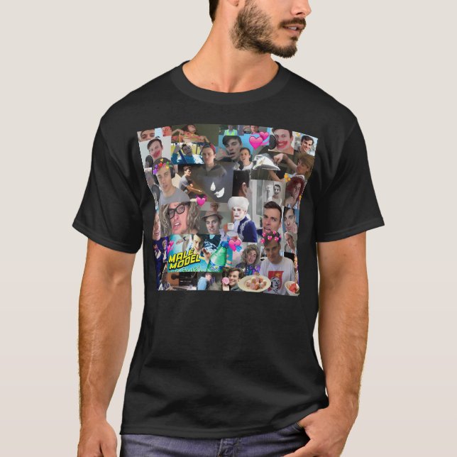 Friendlyjordies Mega Collage T Shirt (Framsida)
