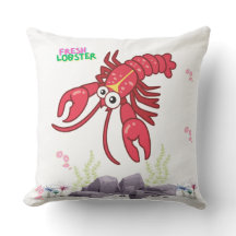 Friendred lobster stor ögon och gult rede