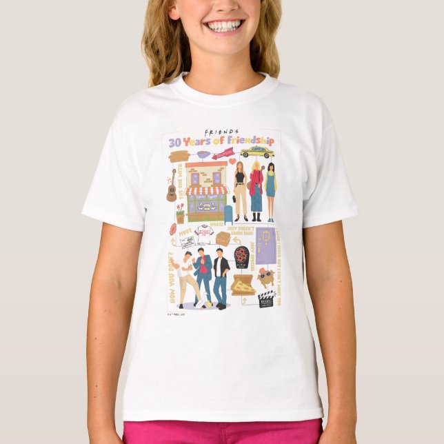 FRIENDS™ | 30 år av vänskap T Shirt (Framsida)
