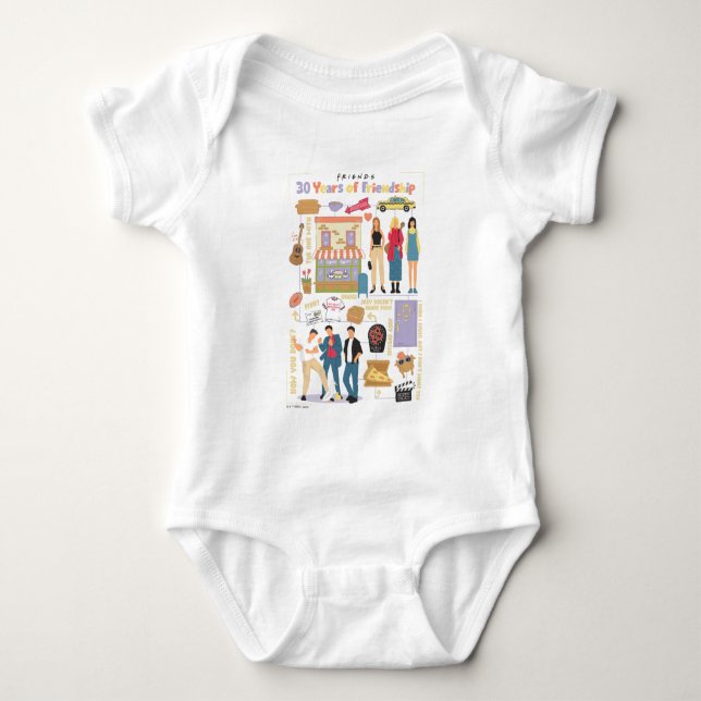 FRIENDS™ | 30 år av vänskap T Shirt (Framsida)