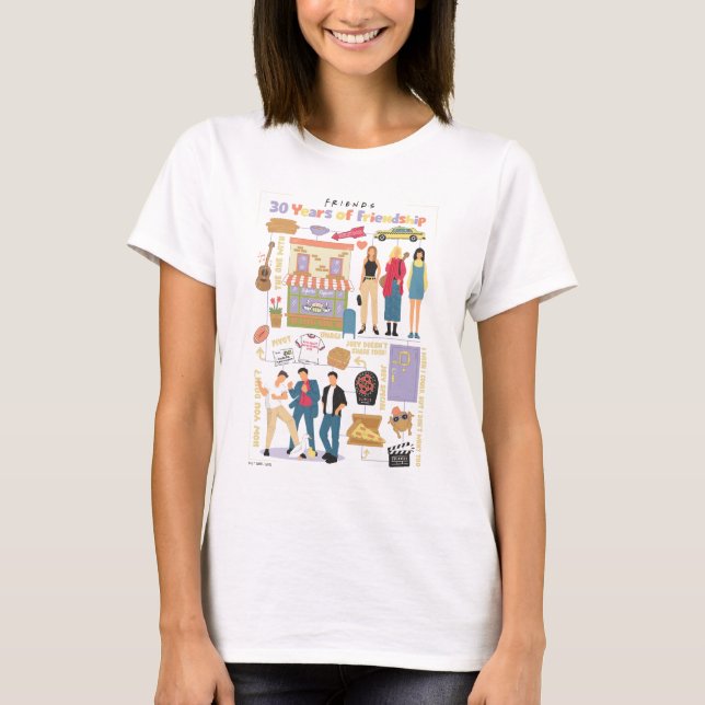 FRIENDS™ | 30 år av vänskap T Shirt (Framsida)