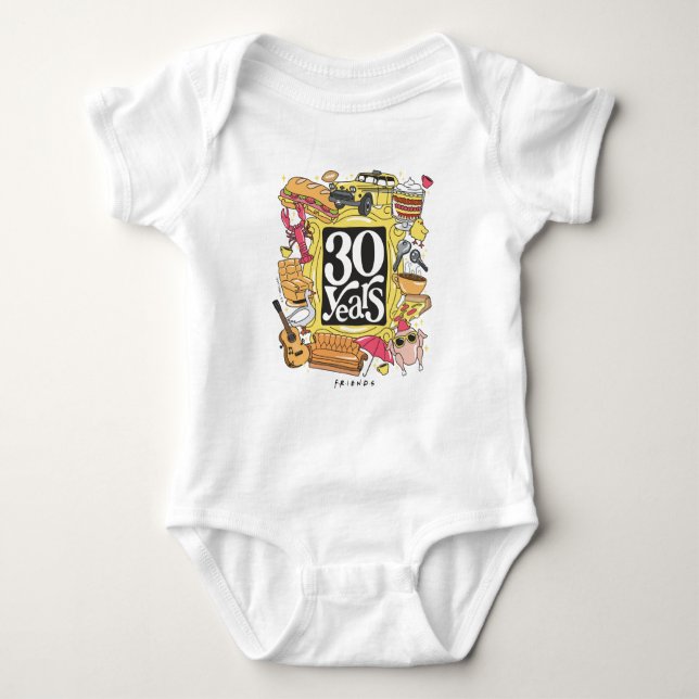 FRIENDS™ | 30 Års Grafik T Shirt (Framsida)