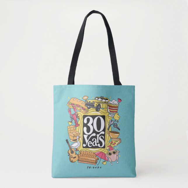 FRIENDS™ | 30 Års Grafik Tygkasse (Framsida)