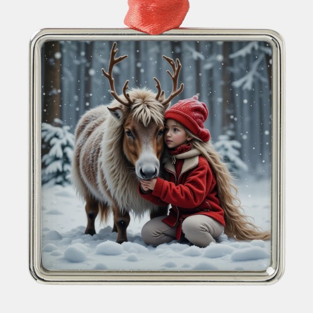 Friends at the North Pole Julgransprydnad Metall (Framsidan)