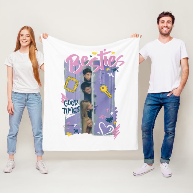 FRIENDS™ | Bästa vänner Fleecefilt (På plats)