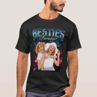Friends Besties Bootleg Rap Retro Custom Photo T Shirt