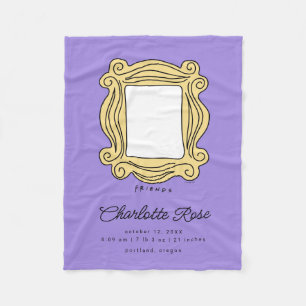 FRIENDS™ Bild Ram   NYFÖDD BEBIS Fleecefilt