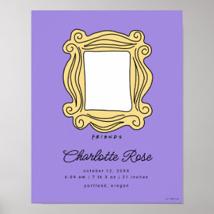 FRIENDS™ Bild Ram   NYFÖDD BEBIS Poster