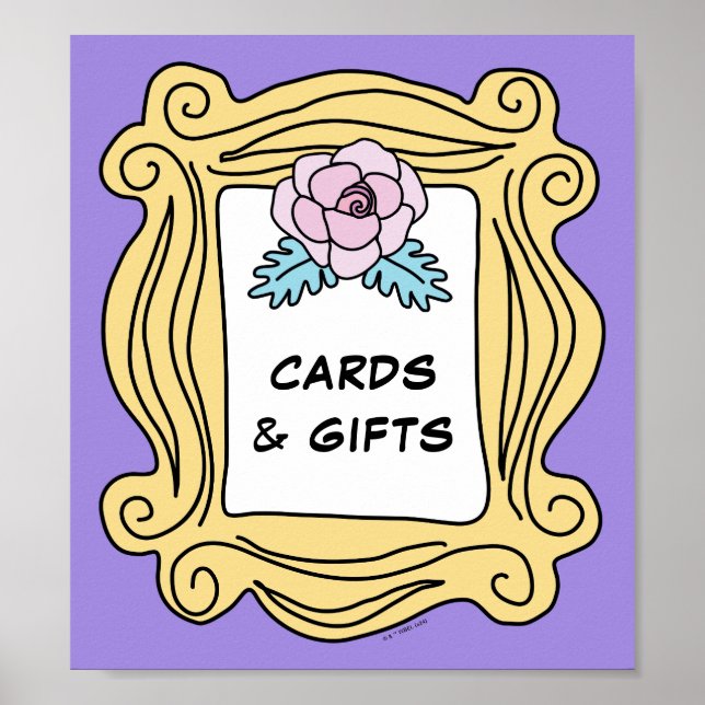 FRIENDS™ | Bröllopspresenter och gratulationskort Poster (Framsidan)