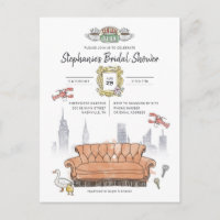 FRIENDS™ | Central Perk Akvarell Bröllopsdusch