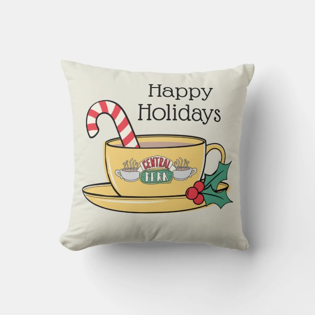 FRIENDS™ | Central Perk Holiday Mugg Kudde (Framsida)