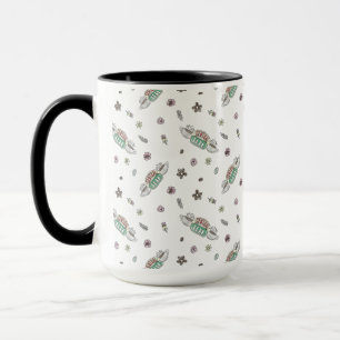 FRIENDS™ Central Perk Kaffe Vattenfärg Mönster Mugg