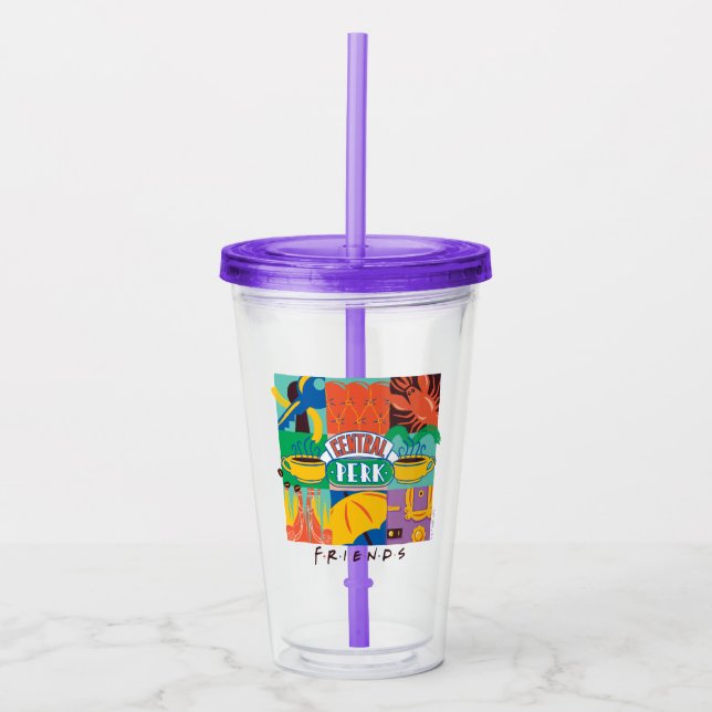 FRIENDS™ | Central Perk livfull grafik Take Away Mugg (Framsida)