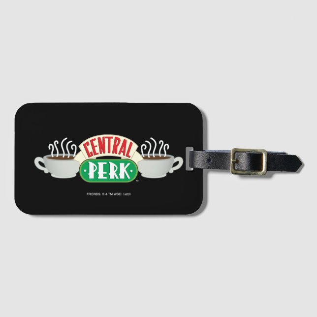 FRIENDS™ | Central Perk-logotyp Bagagebricka (Framsida horisontal)