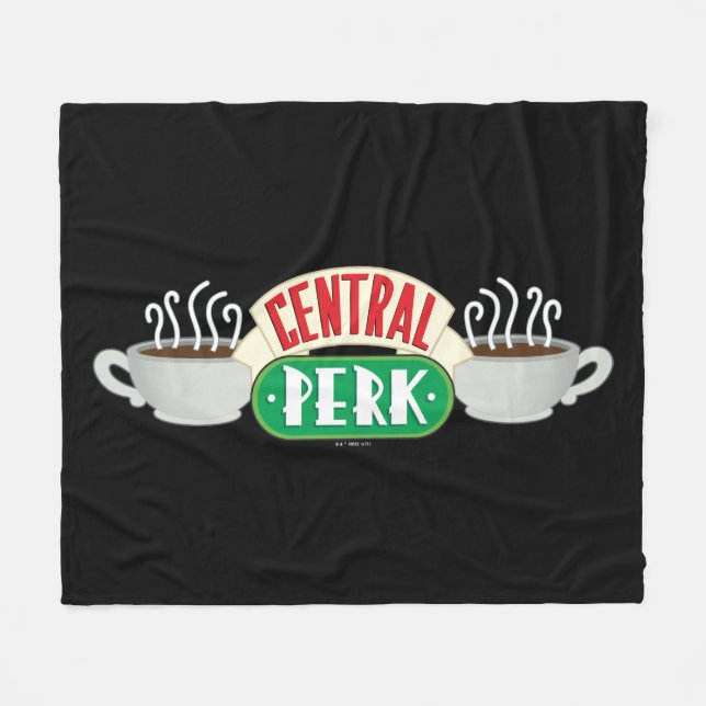 FRIENDS™ | Central Perk-logotyp Fleecefilt (Framsidan (Horisontell))