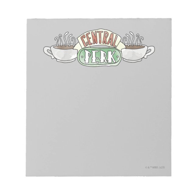 FRIENDS™ | Central Perk Logotyp i akvarell Anteckningsblock (Framsida)