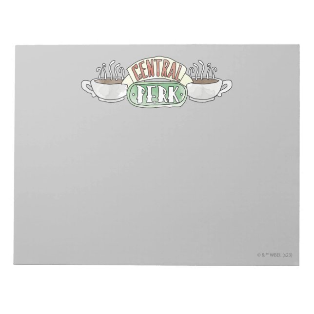 FRIENDS™ | Central Perk Logotyp i akvarell Anteckningsblock (Framsida)