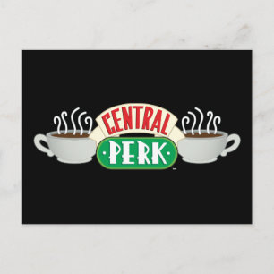 FRIENDS™ Central Perk-logotyp Inbjudan Vykort