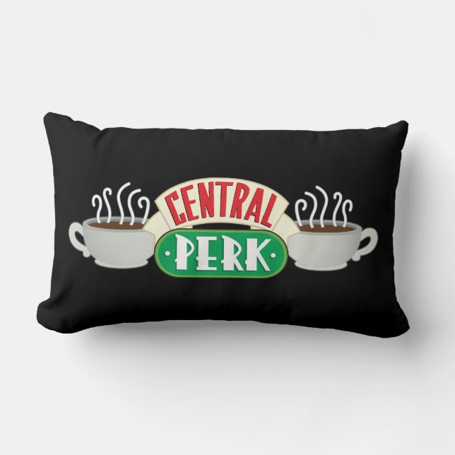 FRIENDS™ | Central Perk-logotyp Lumbarkudde (Framsida)
